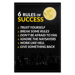 6 Rules Of Success Canvas 