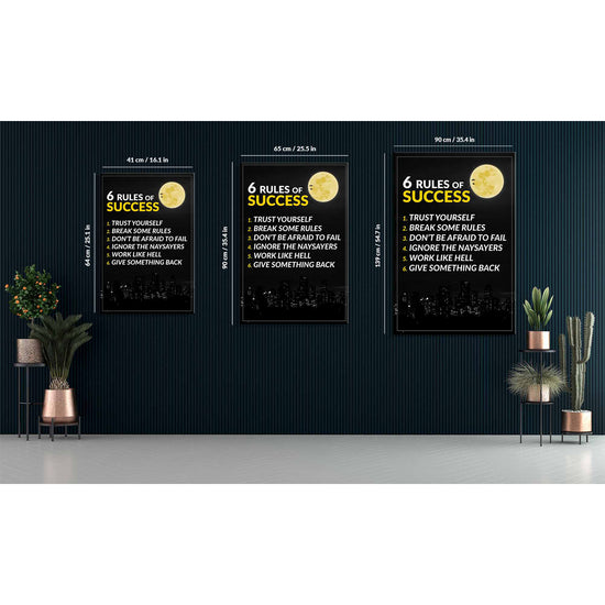 6 Rules Of Success Canvas 