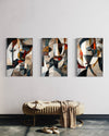 Emerald Whispers Set of 3 Wall Art - Blanq Canvas