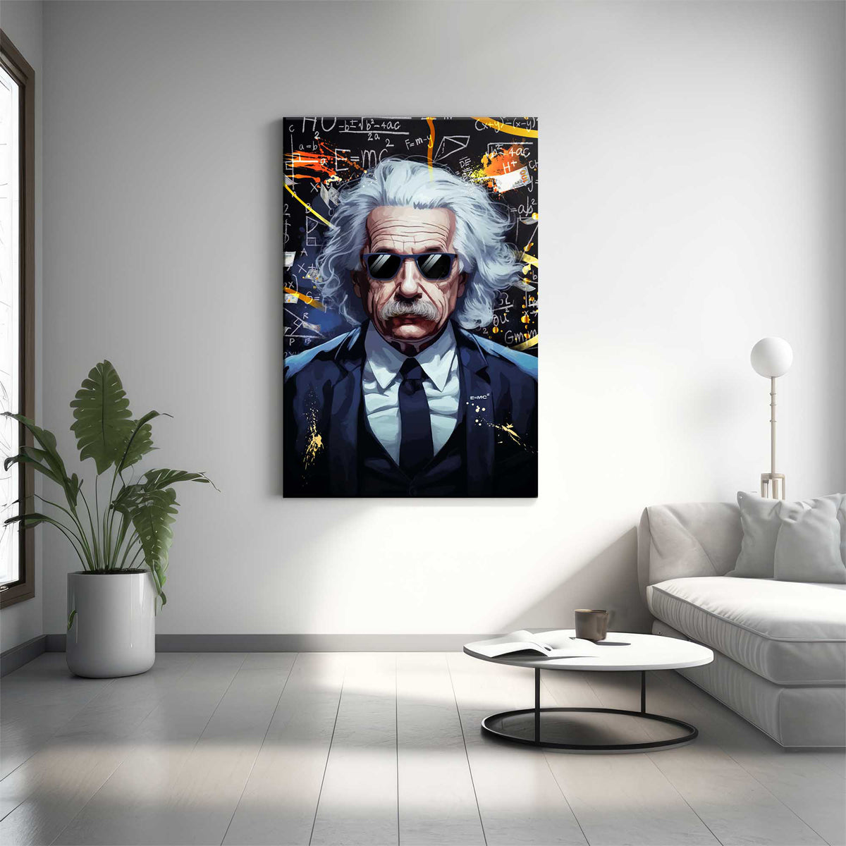 Albert Einstien Canvas 
