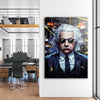 Albert Einstien Canvas 