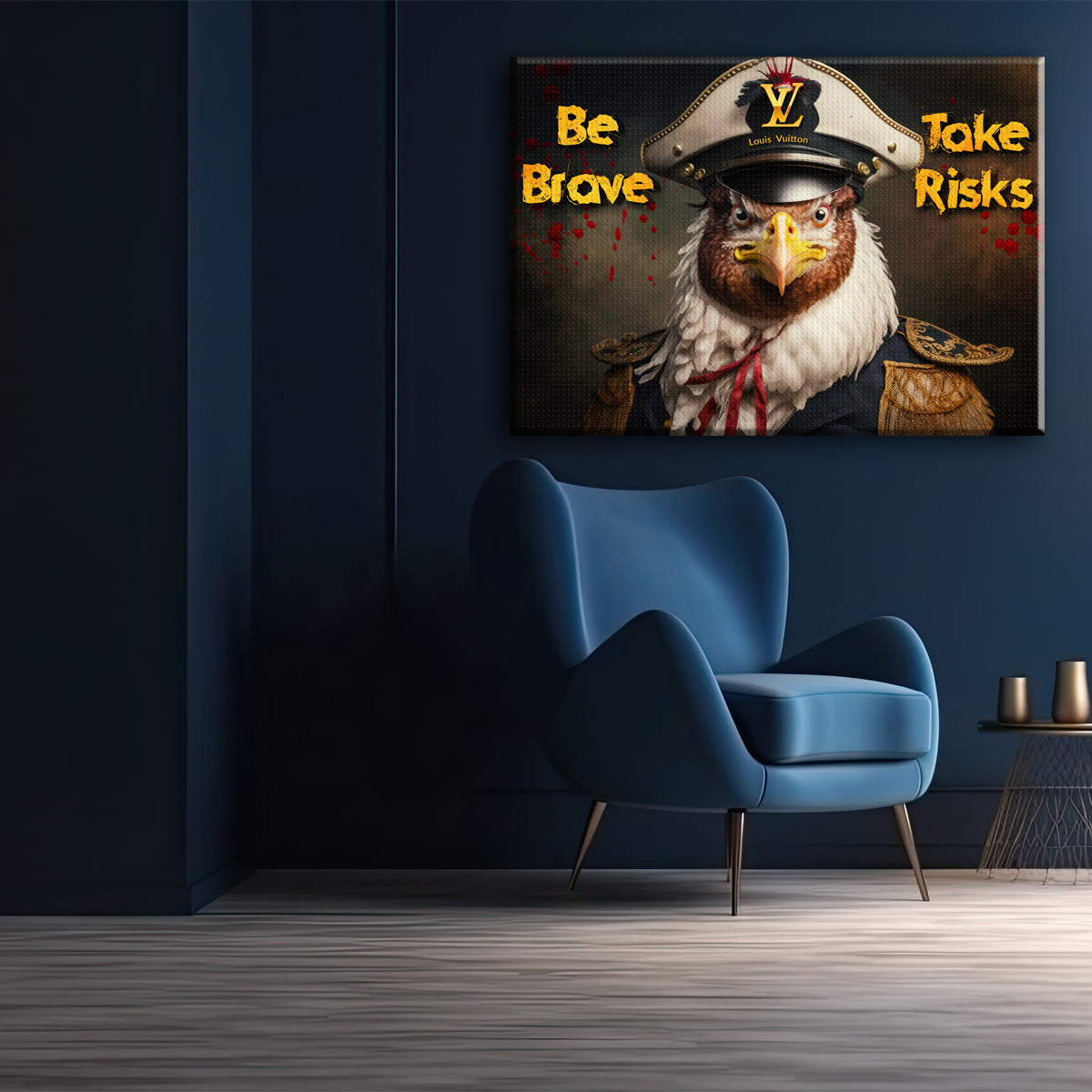 Be Brave Take Risk Canvas 