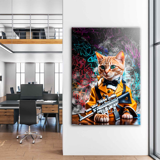 Cat Spy Canvas 