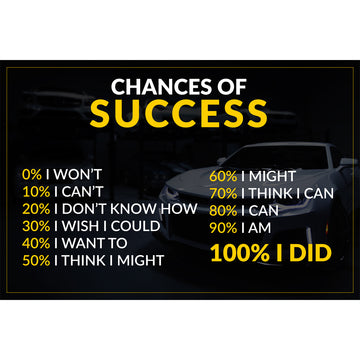 Chances Of Success Canvas 