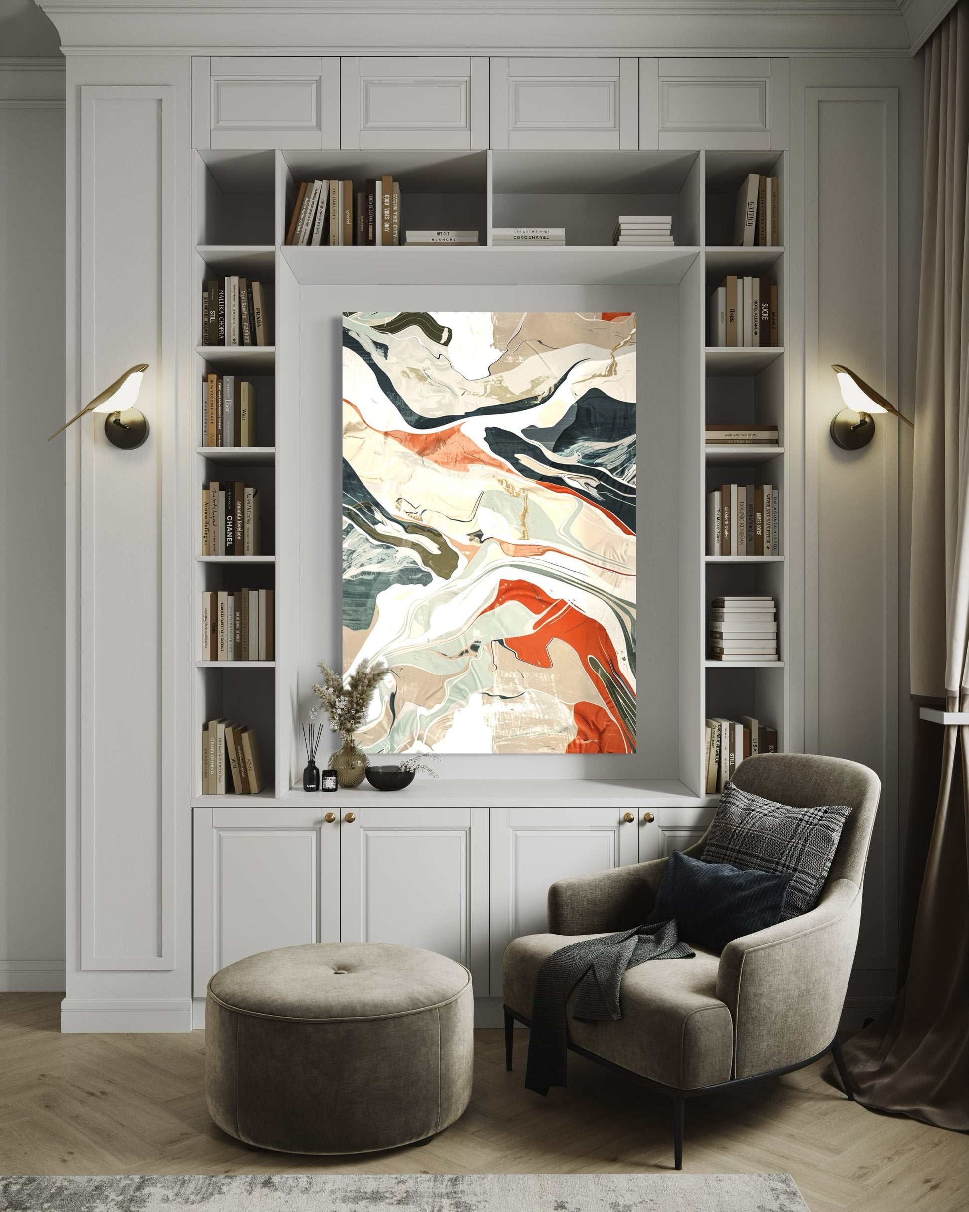 Colorful Blast Abstract Canvas