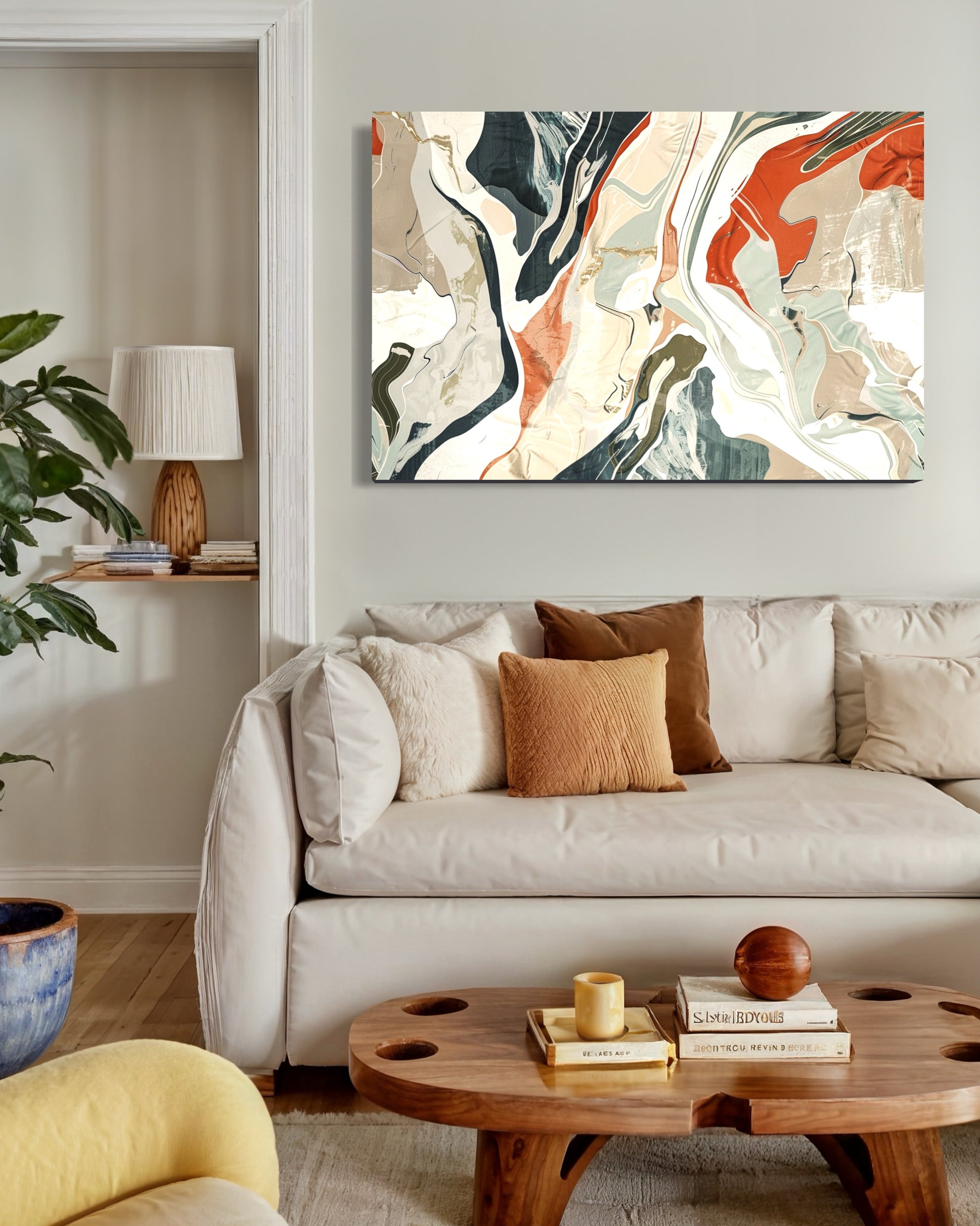 Colorful Blast Abstract Canvas