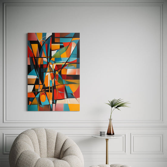 Colour Burst Abstract Canvas - Blanq Canvas