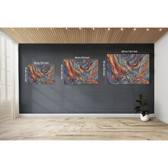 Colour Fusion Abstract Canvas