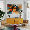 Colourful Crescendo Abstract Canvas