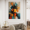 Colourful Crescendo Abstract Canvas