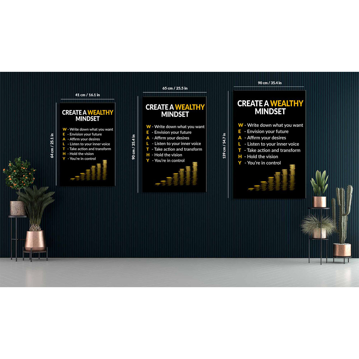 Create A Wealthy Mindset Canvas 