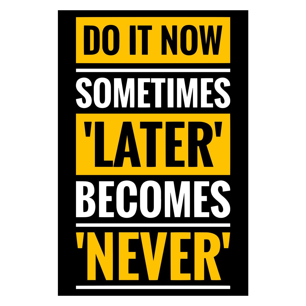 Do it Now Canvas 