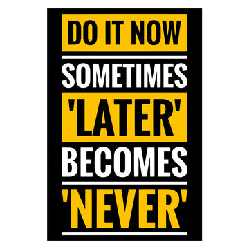 Do it Now Canvas 
