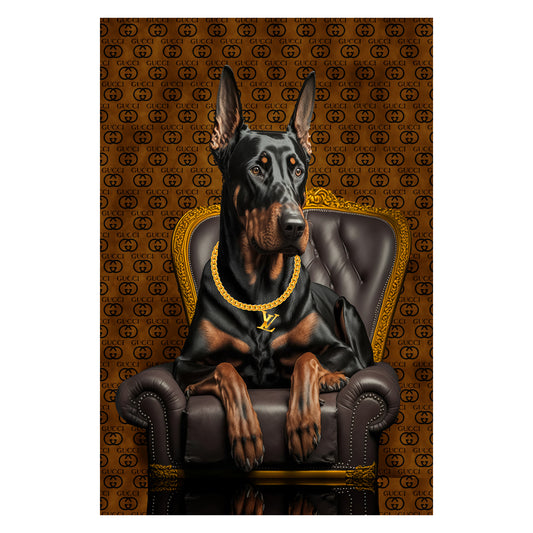 Doberman Canvas 