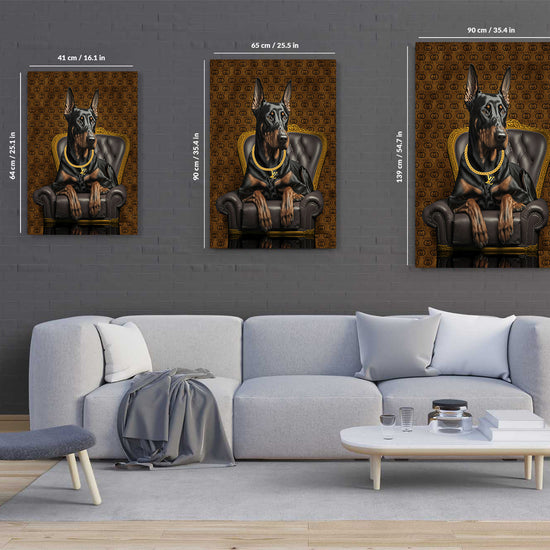 Doberman Canvas 