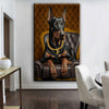 Doberman Canvas 