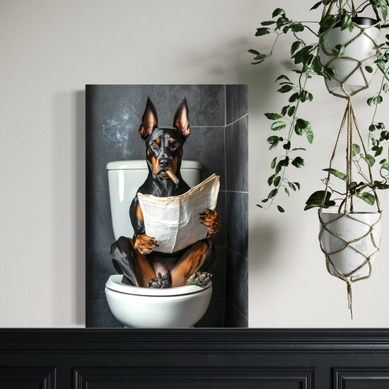 Doberman Canvas