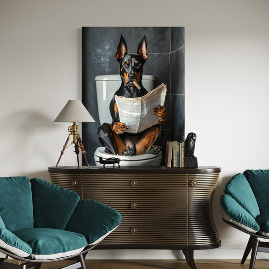 Doberman Canvas