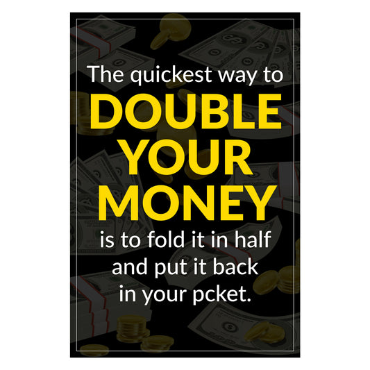 Double Your Money Canvas 
