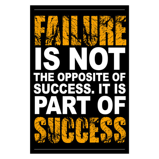 Failure Is Not Success Canvas 