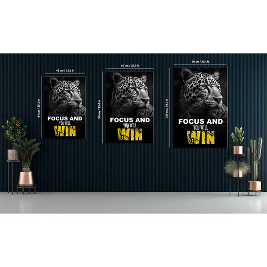 Focus And You Will Win Canvas 