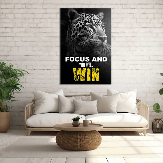 Focus And You Will Win Canvas 