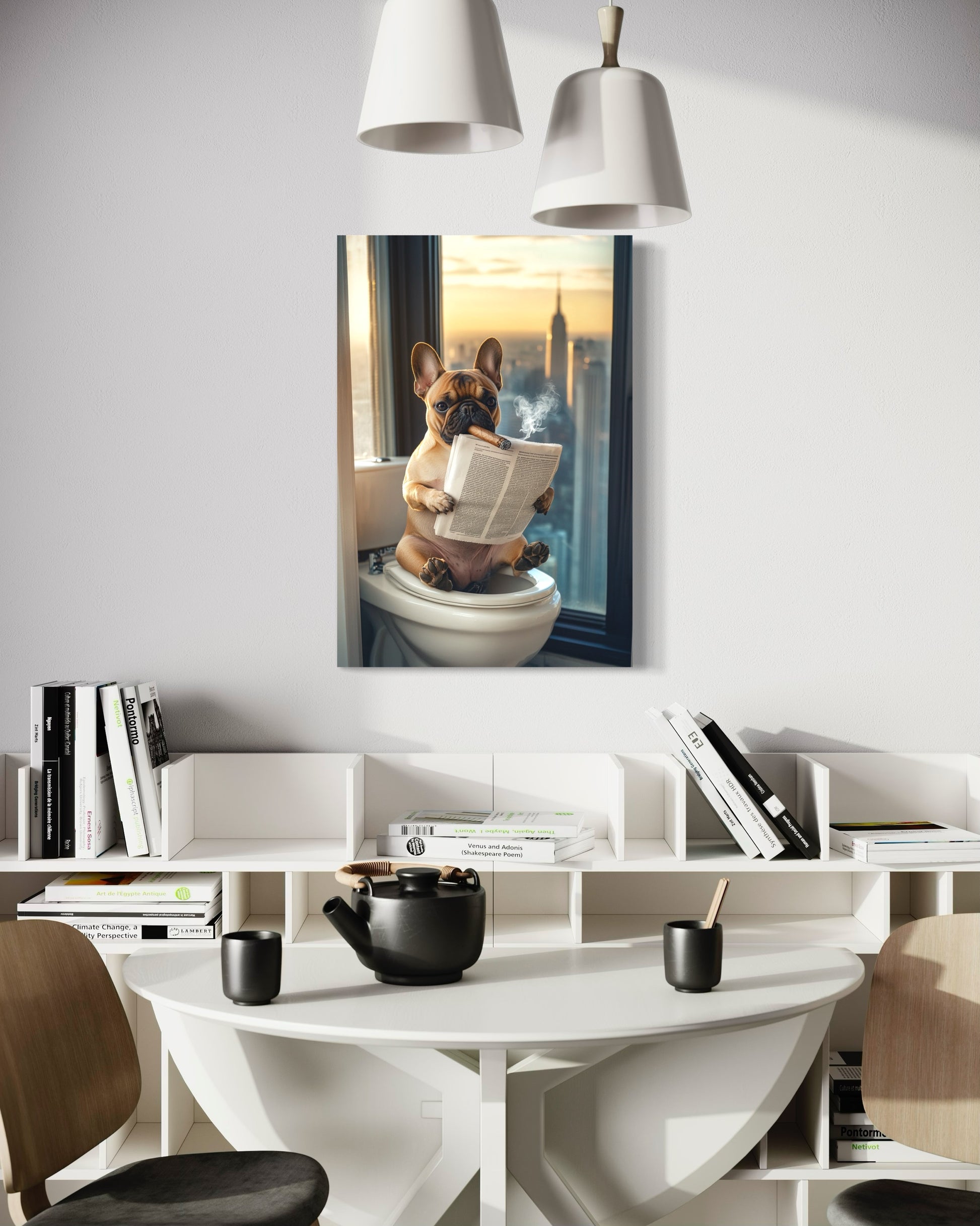 French Bull Dog Canvas - Blanq Canvas