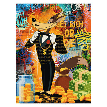 Get Rich Or Die Canvas 