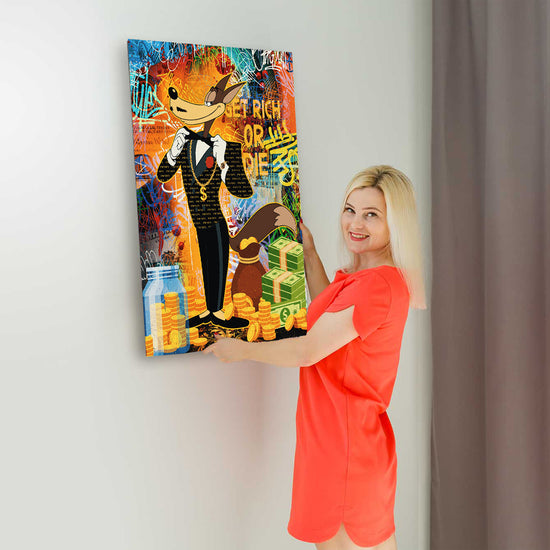 Get Rich Or Die Canvas 