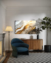 Glided Horizons Abstract Canvas - Blanq Canvas