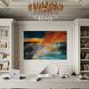 Glimmering Dawn Abstract Canvas