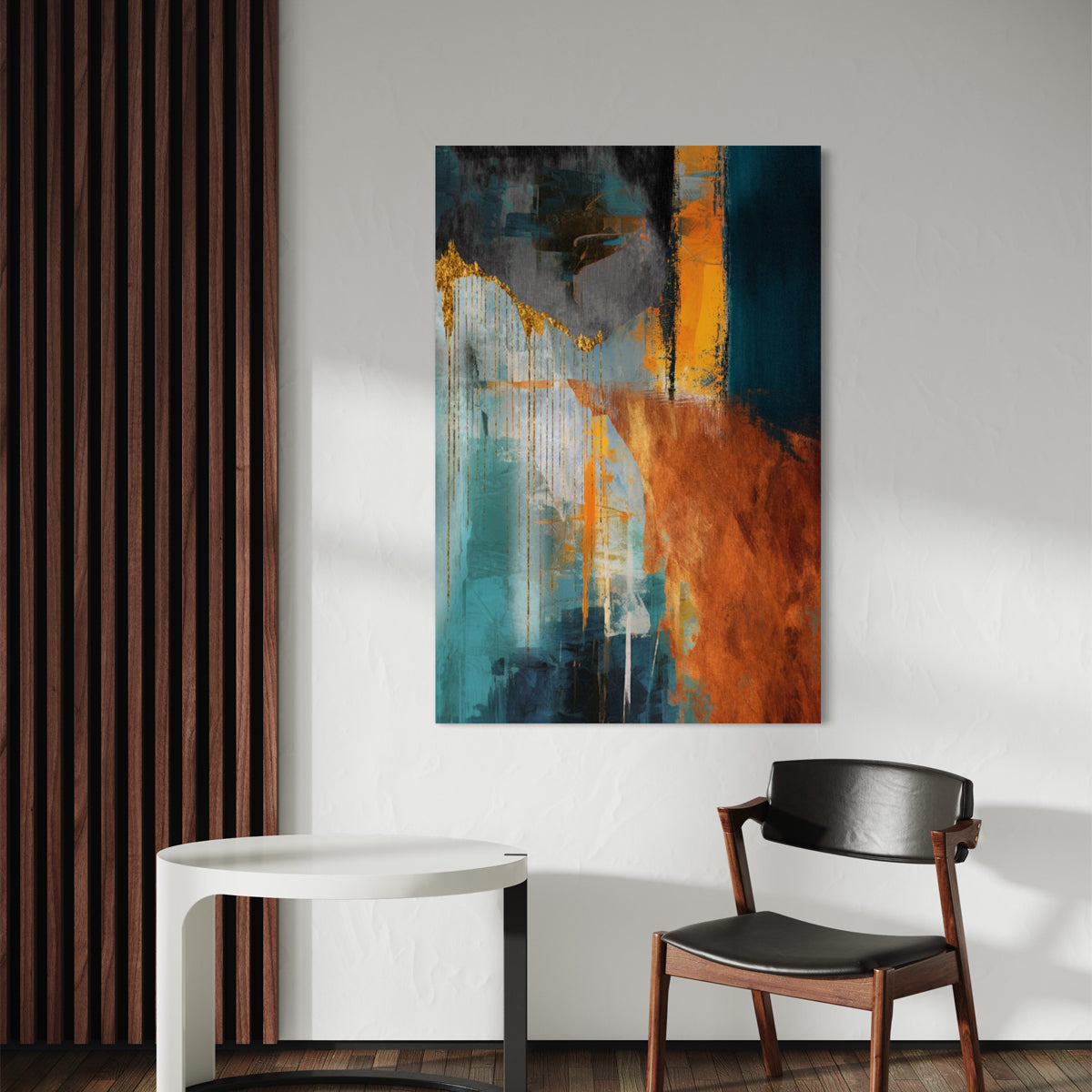 Glimmering Dawn Abstract Canvas