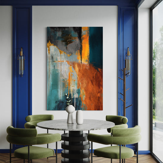 Glimmering Dawn Abstract Canvas - Blanq Canvas