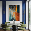 Glimmering Dawn Abstract Canvas - Blanq Canvas