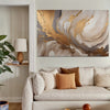 Golden Haze Abstract Canvas - Blanq Canvas