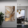 Golden Haze Abstract Canvas - Blanq Canvas