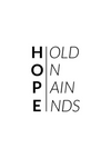 Hold On Pain Ends
