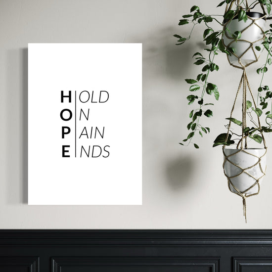 Hold On Pain Ends