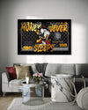 MONEY NEVER SLEEPS CANVAS