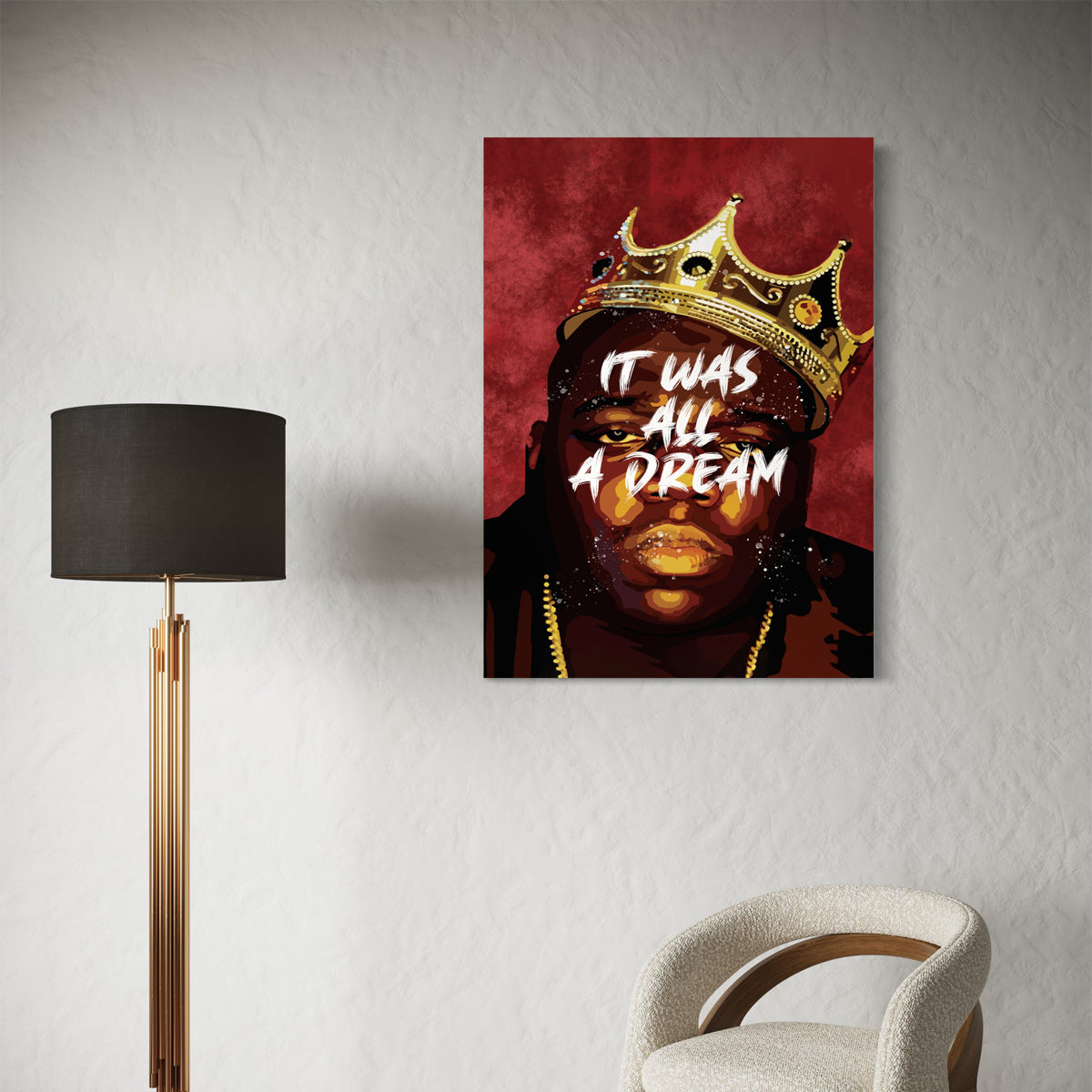 It Was All A Dream Canvas - Blanq Canvas