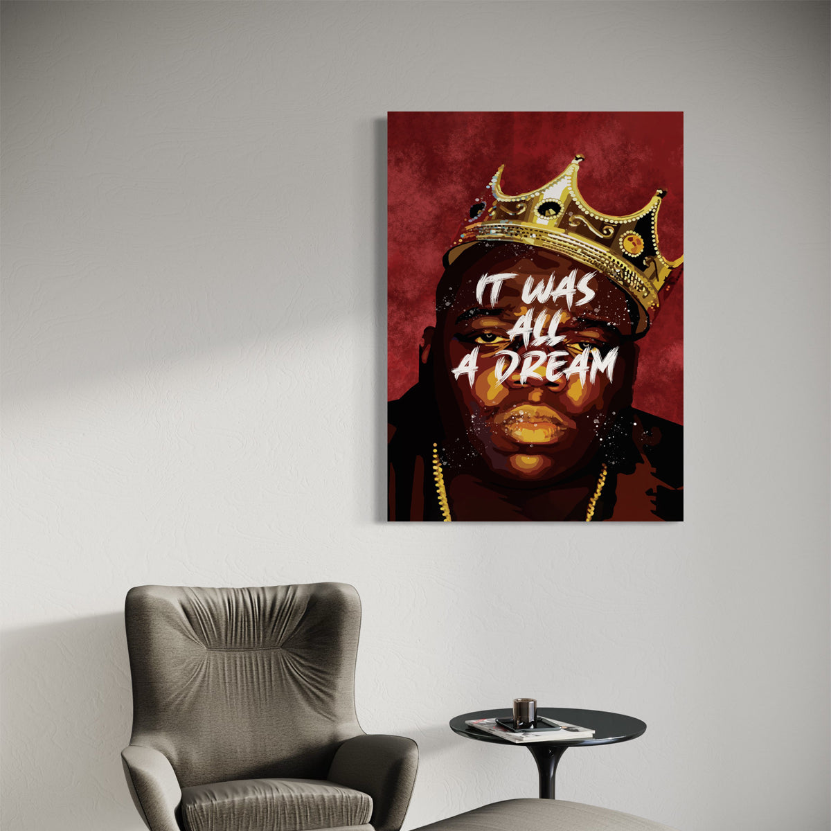 It Was All A Dream Canvas - Blanq Canvas