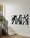 MIDNIGHT MOTION SET OF 3 WALL ART 