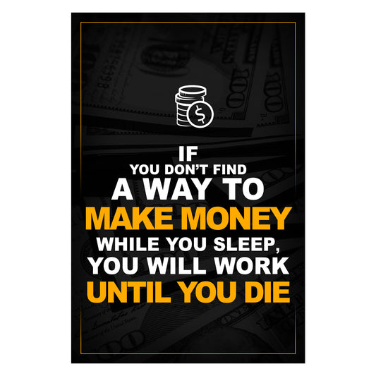 Make Money Whilst Your Sleep Canvas 