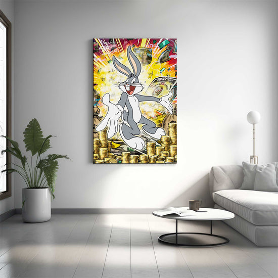 Money Bunny Canvas 