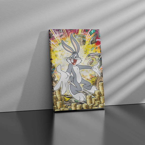 Money Bunny Canvas 