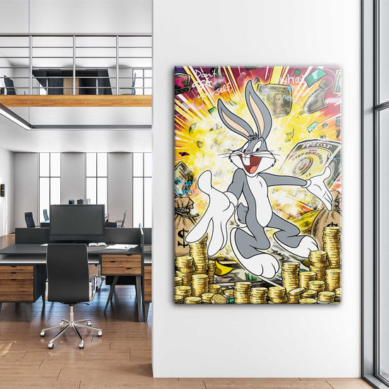 Money Bunny Canvas 