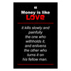 Money Is Like Love Canvas 