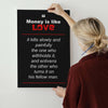 Money Is Like Love Canvas 