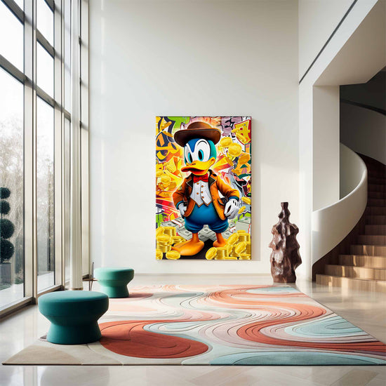 Money Scrooge Canvas 