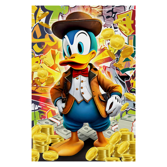Money Scrooge Canvas 